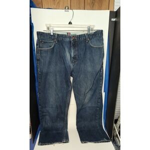 Tommy Hilfiger Mens Straight Leg Blue Jeans 38x29 Medium Wash 2013